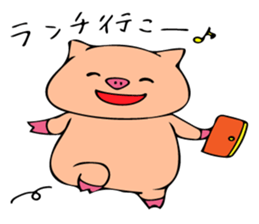 Burilyn  the pig sticker #9902373