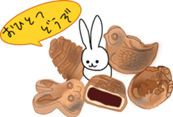 small rabbit2 sticker #9903544