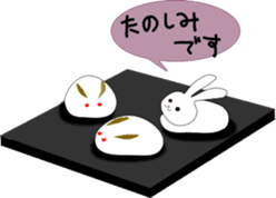 small rabbit2 sticker #9903552
