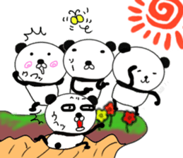 panda+4 sticker #9903931