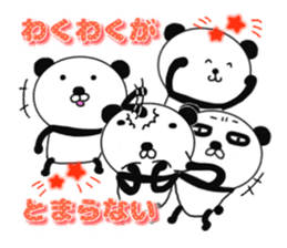 panda+4 sticker #9903936