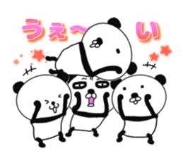 panda+4 sticker #9903939