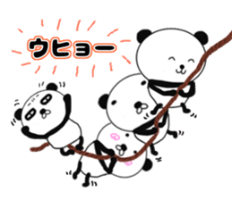panda+4 sticker #9903953