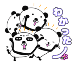 panda+4 sticker #9903955