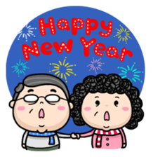 Season's Greetings from Dear Mama Papa sticker #9904399