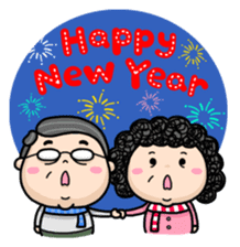 Season's Greetings from Dear Mama Papa sticker #9904399