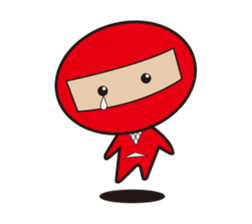 Fuwa ninja Akamaru sticker #9904801