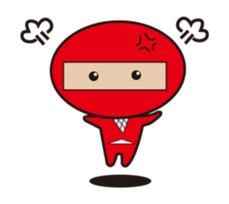 Fuwa ninja Akamaru sticker #9904804