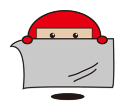 Fuwa ninja Akamaru sticker #9904805