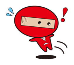 Fuwa ninja Akamaru sticker #9904807