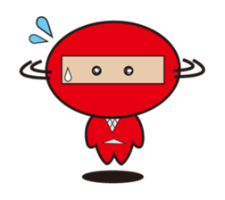 Fuwa ninja Akamaru sticker #9904808