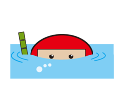 Fuwa ninja Akamaru sticker #9904812