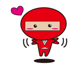 Fuwa ninja Akamaru sticker #9904814