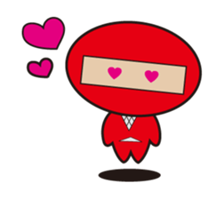 Fuwa ninja Akamaru sticker #9904815