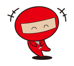 Fuwa ninja Akamaru sticker #9904818