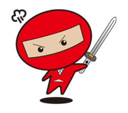 Fuwa ninja Akamaru sticker #9904820