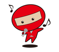 Fuwa ninja Akamaru sticker #9904822