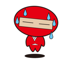 Fuwa ninja Akamaru sticker #9904824