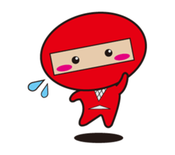 Fuwa ninja Akamaru sticker #9904826
