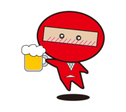 Fuwa ninja Akamaru sticker #9904828