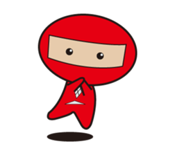 Fuwa ninja Akamaru sticker #9904830