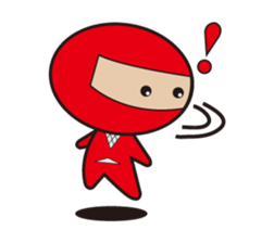 Fuwa ninja Akamaru sticker #9904832