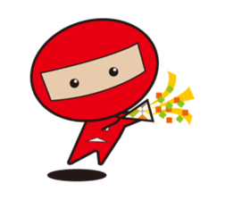 Fuwa ninja Akamaru sticker #9904833