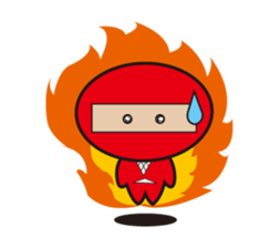 Fuwa ninja Akamaru sticker #9904836