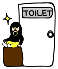 Peach and Child Angel sticker #9905389