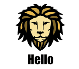 I love Hawaii!Aloha LION sticker #9905522