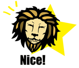 I love Hawaii!Aloha LION sticker #9905523