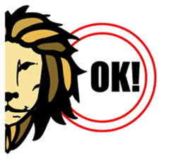 I love Hawaii!Aloha LION sticker #9905524