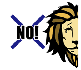 I love Hawaii!Aloha LION sticker #9905525