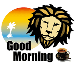 I love Hawaii!Aloha LION sticker #9905526