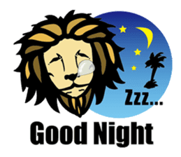 I love Hawaii!Aloha LION sticker #9905527