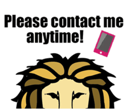 I love Hawaii!Aloha LION sticker #9905530