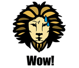 I love Hawaii!Aloha LION sticker #9905533