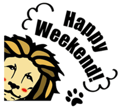 I love Hawaii!Aloha LION sticker #9905534