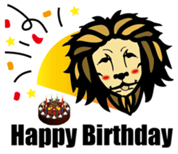 I love Hawaii!Aloha LION sticker #9905535