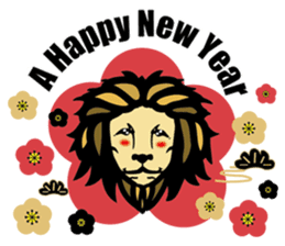 I love Hawaii!Aloha LION sticker #9905536