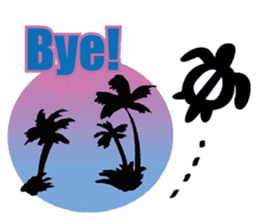 I love Hawaii!Aloha LION sticker #9905540