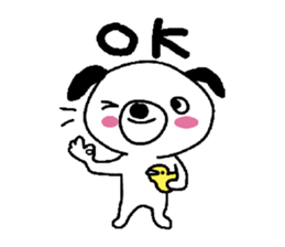 Mameta of dog sticker #9905722