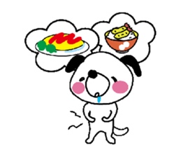 Mameta of dog sticker #9905729