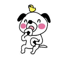 Mameta of dog sticker #9905730