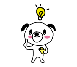 Mameta of dog sticker #9905744