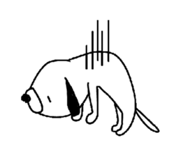 Mameta of dog sticker #9905752