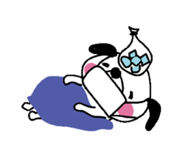 Mameta of dog sticker #9905754