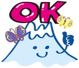 Four seasons of Fujiyama Boy.(in spring) sticker #9905906