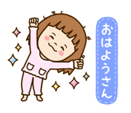 Pretty female daily life sticker #9905964
