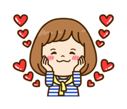 Pretty female daily life sticker #9905976